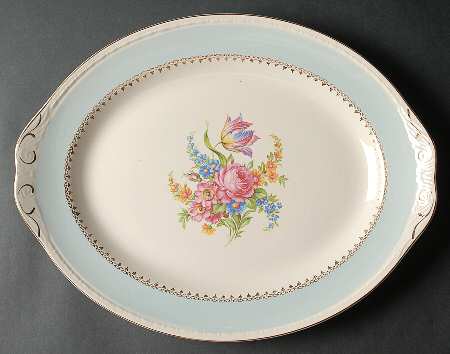 G3439 15" Oval Serving Platter by Homer Laughlin 