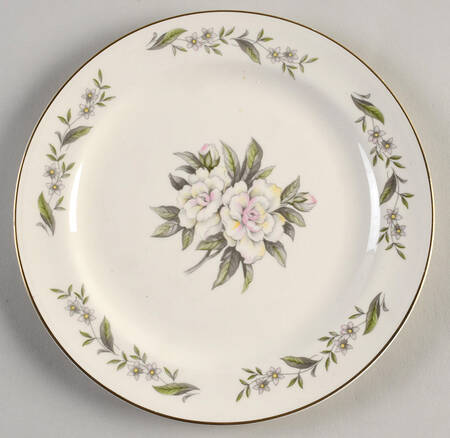 Gardenia Salad Plate