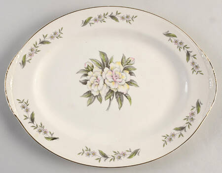 Gardenia 13" Oval Serving Platter