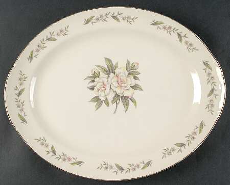 Gardenia 15" Oval Serving Platter