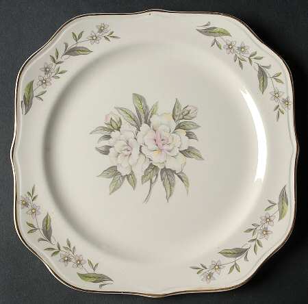Gardenia Square Salad Plate