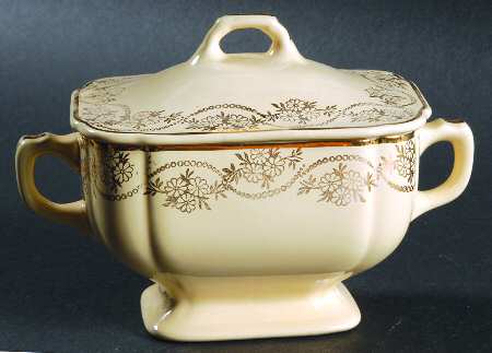 Garland Sugar Bowl & Lid