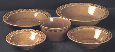 Golden Harvest Rim Soup Bowl