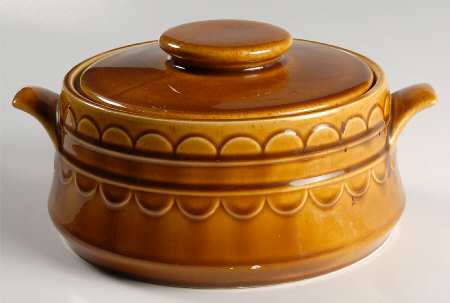 Golden Harvest Round Covered Vegetable