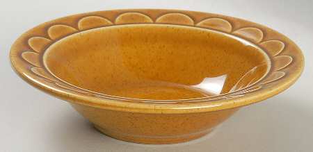 Golden Harvest Rim Fruit/Dessert (Sauce) Bowl