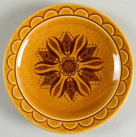 Golden Harvest Salad Plate