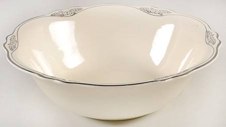 Gold Rose 8" Round Vegetable Bowl