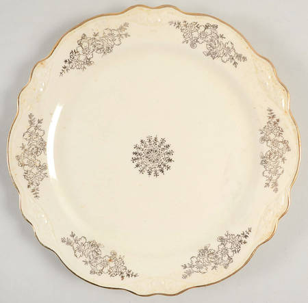 Golden Rose 2 (Virginia Rose Shape) Salad Plate