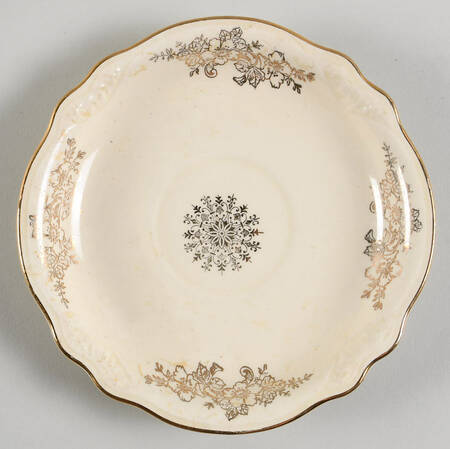 Golden Rose 2 (Virginia Rose Shape) Saucer