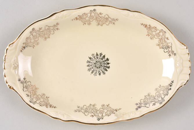 Golden Rose 2 (Virginia Rose Shape) Relish/Gravy Underplate
