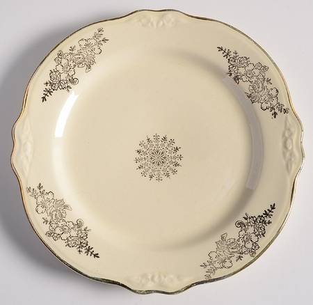 Golden Rose 2 (Virginia Rose Shape) Dessert/Pie Plate