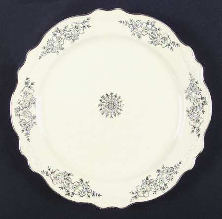 Golden Rose 2 (Virginia Rose Shape) Luncheon Plate