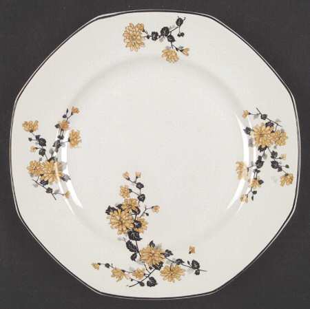 Golden Rose (Yellow Floral) by Homer Laughlin 