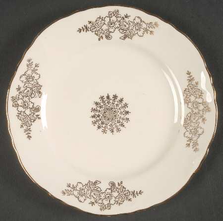 Golden Rose (Republic Shape) Bread & Butter Plate