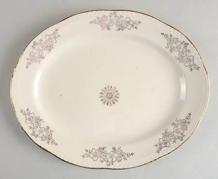 Golden Rose (Liberty Shape) 11" Oval Serving Platter