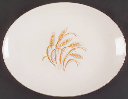 Golden Wheat 11" Oval Serving Platter