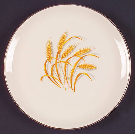 Golden Wheat Salad Plate