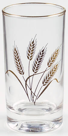 Golden Wheat 4 Oz Glassware Juice by Homer Laughlin 
