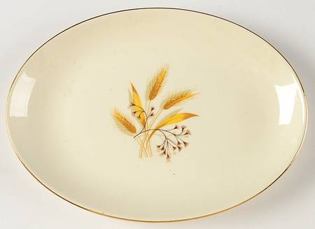 Golden Wheat (Rhythm Shape) Relish/Gravy Underplate