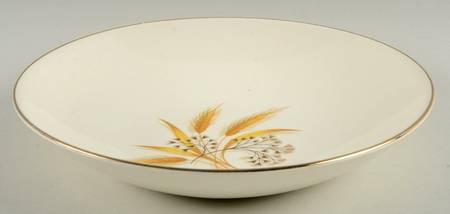 Golden Wheat (Rhythm Shape) Coupe Soup Bowl
