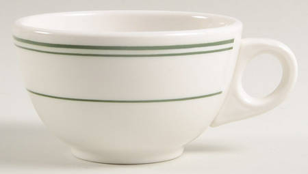 Green Band Footed Cup
