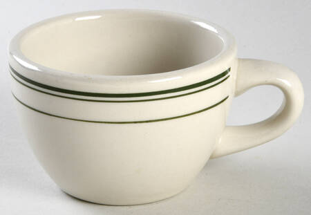 Green Band Flat Cup