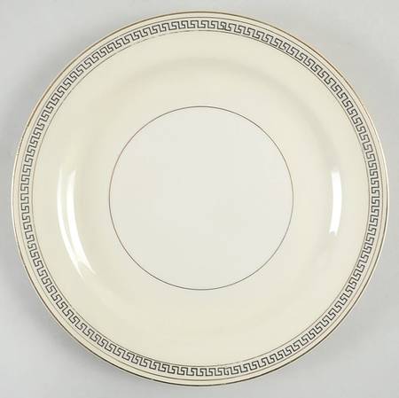 Greek Key Salad Plate