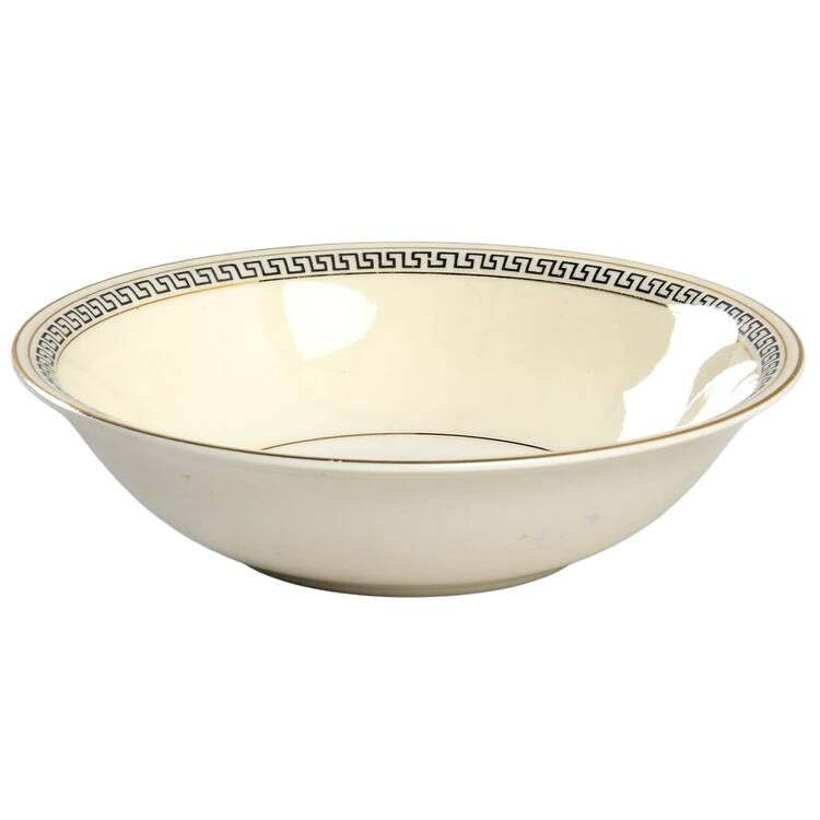 Greek Key Fruit/Dessert (Sauce) Bowl