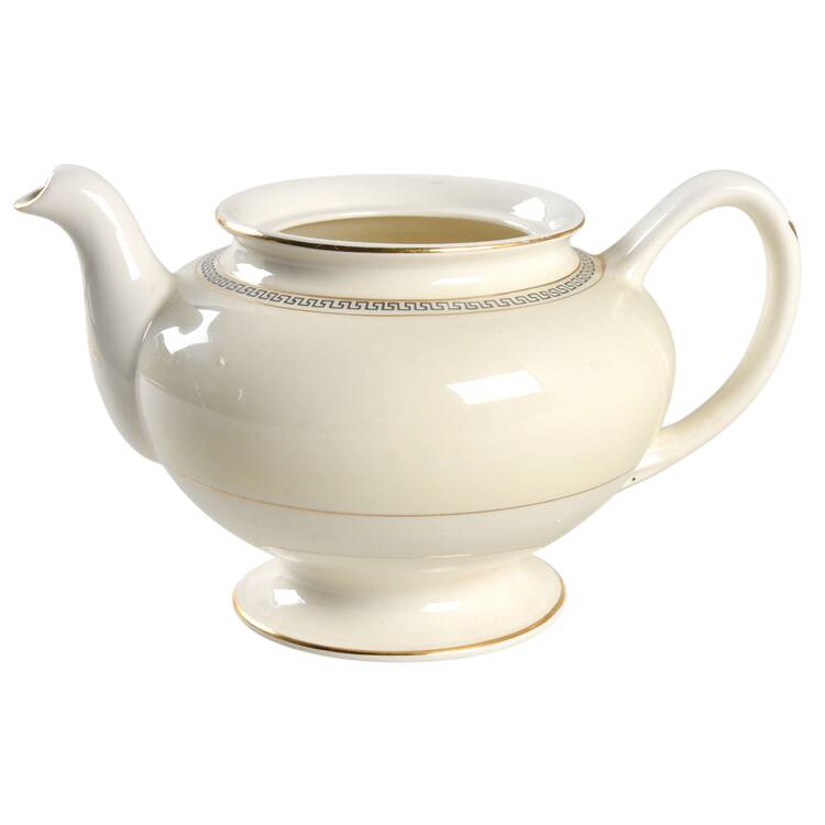 Greek Key Teapot No Lid