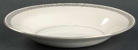 Greek Key Rim Soup Bowl