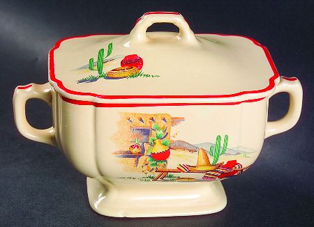 Hacienda Sugar Bowl & Lid