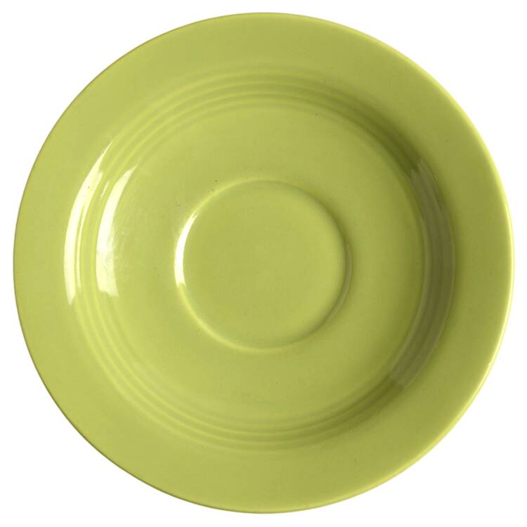 Harlequin Chartreuse Saucer