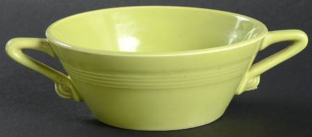 Harlequin Chartreuse Cream Soup Bowl