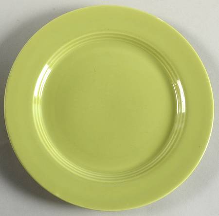 Harlequin Chartreuse Salad Plate