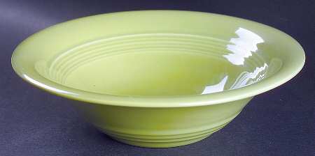 Harlequin Chartreuse Oatmeal Bowl