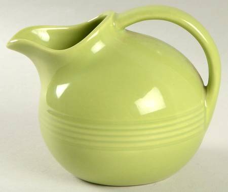 Harlequin Chartreuse Novelty Creamer