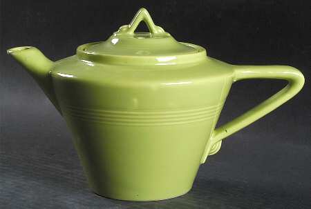 Harlequin Chartreuse Teapot & Lid