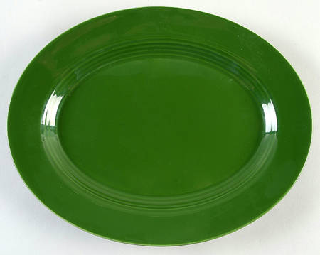 Harlequin Forest Green 11" Oval Serving Platter