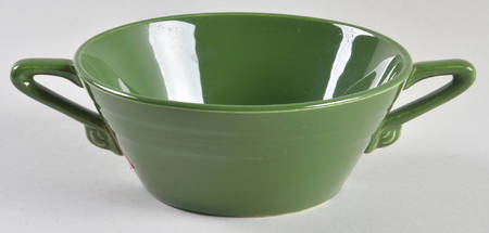 Harlequin Forest Green Cream Soup Bowl