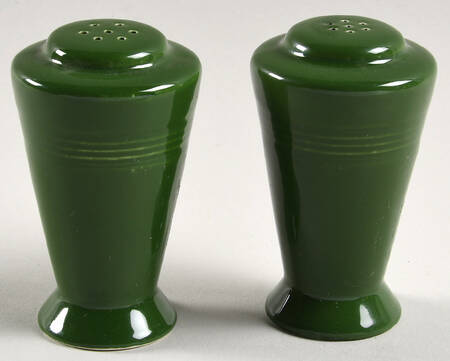 Harlequin Forest Green Salt & Pepper Set