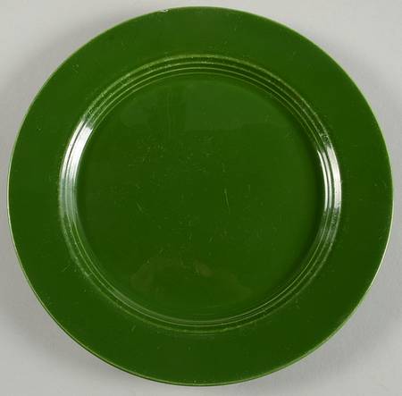 Harlequin Forest Green Salad Plate