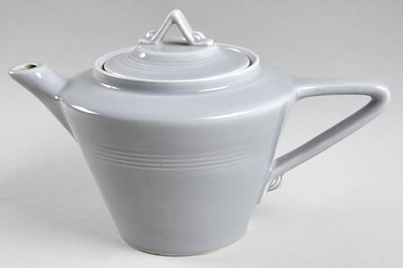 Harlequin Grey Teapot & Lid
