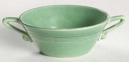 Harlequin Light Green Cream Soup Bowl
