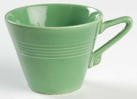Harlequin Light Green Flat Cup