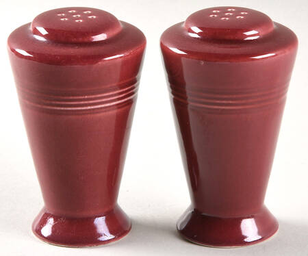Harlequin Maroon Salt & Pepper Set
