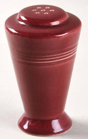 Harlequin Maroon Salt Shaker