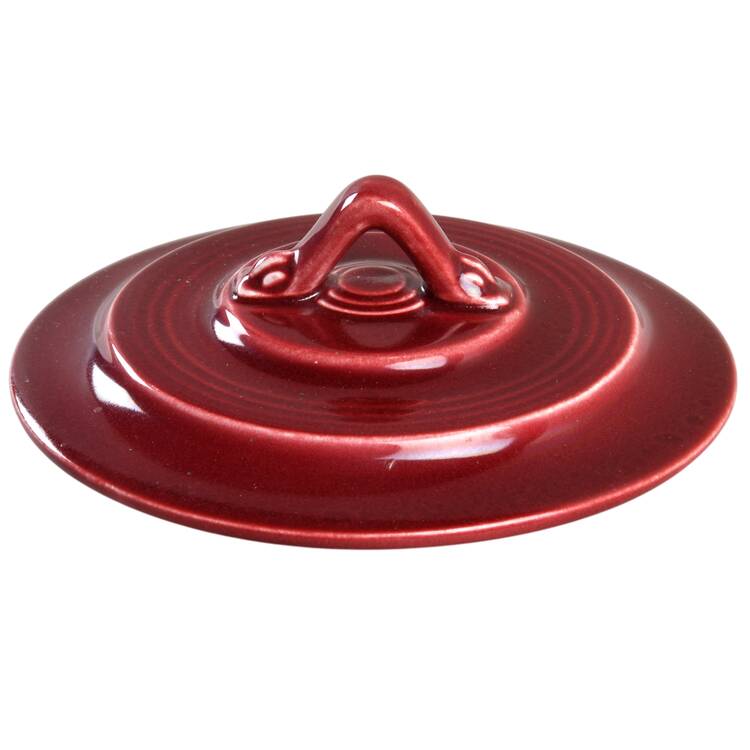 Harlequin Maroon Lid for Sugar Bowl