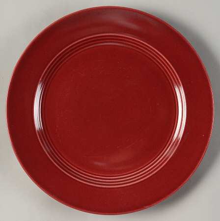 Harlequin Maroon Salad Plate