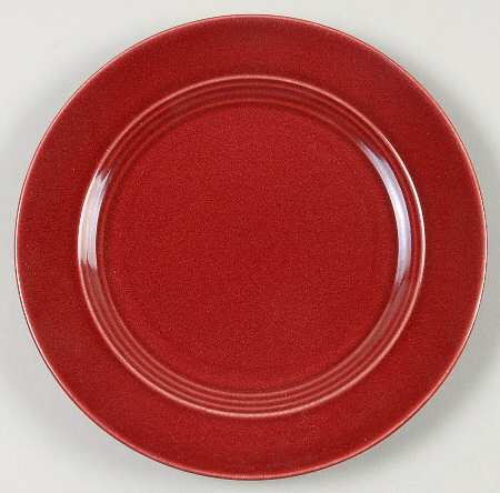 Harlequin Maroon Bread & Butter Plate
