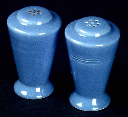 Harlequin Mauve Blue Salt & Pepper Set